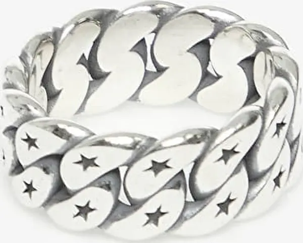 TwoJeys Пръстен TwoJeys Cuban Monogram Ring Silver 58 mm