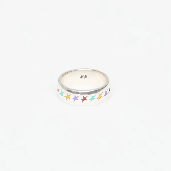 TwoJeys Пръстен TwoJeys Enameled Multicolor Starline Ring M Silver 60 mm