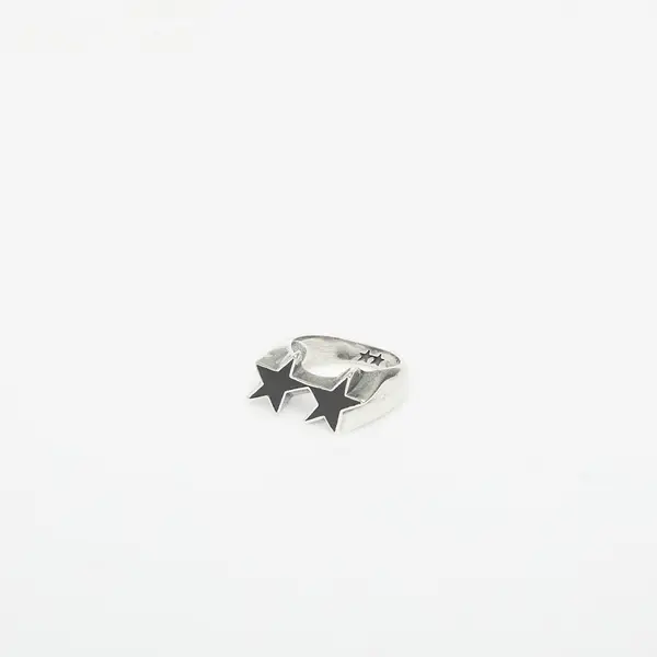 TwoJeys Пръстен TwoJeys Icon Black Enameled Single Ring Silver 58 mm