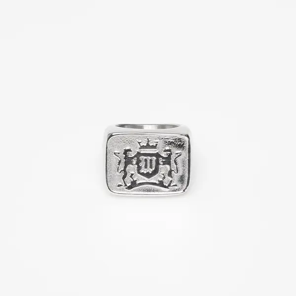 Wasted Paris Пръстен Wasted Paris U Crest Signet Ring Silver 6