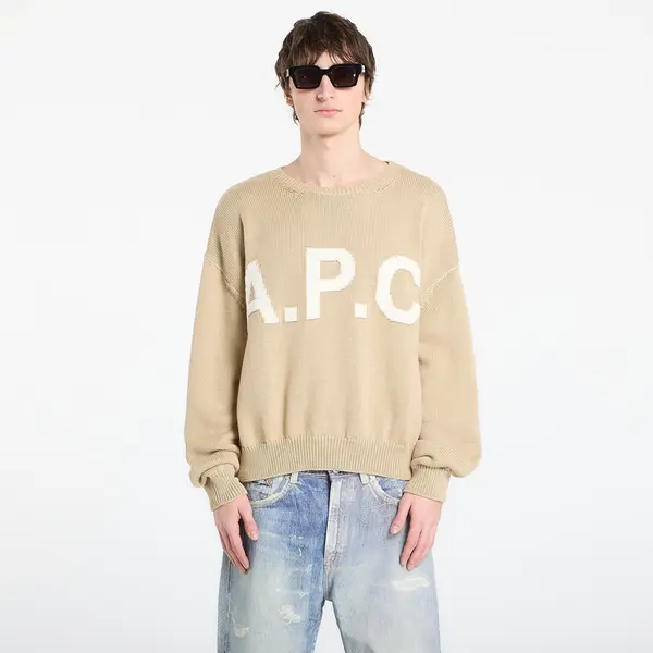 A.P.C. Пуловер A.P.C. Logo Jumper UNISEX Beige S