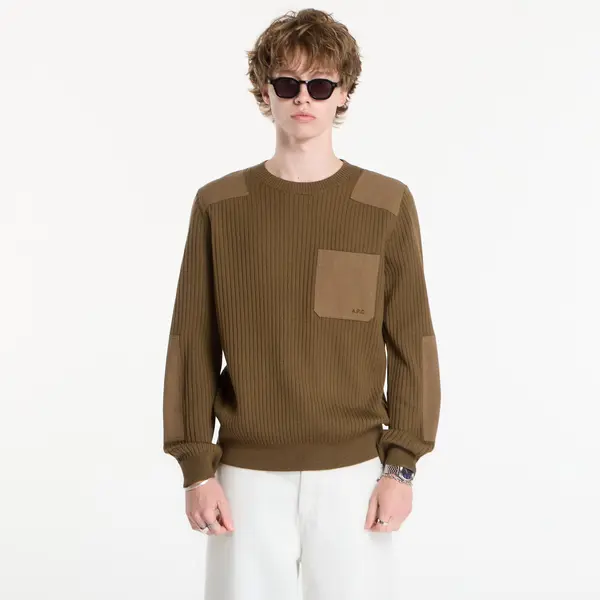 A.P.C. Пуловер A.P.C. Pull Mallarme Olive XL