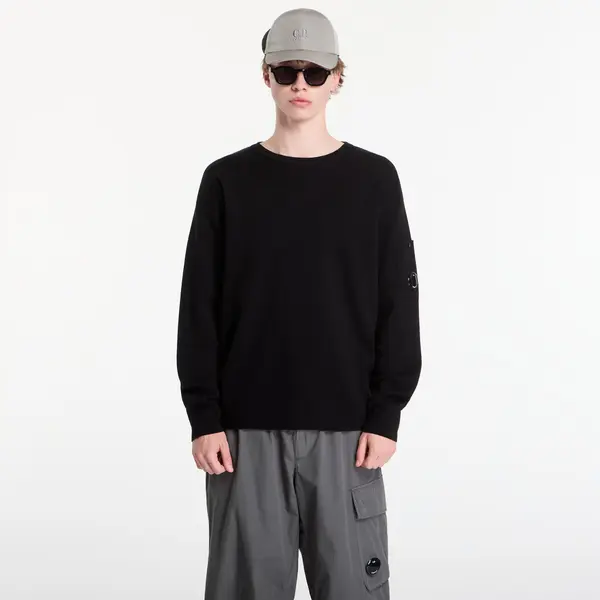 C.P. Company Пуловер C.P. Company Cotton Sea Island Lens Sweater Black S