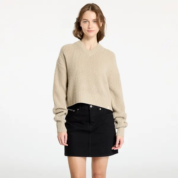 Calvin Klein Пуловер Calvin Klein Jeans Chunky V-Neck Sweater Pelican S