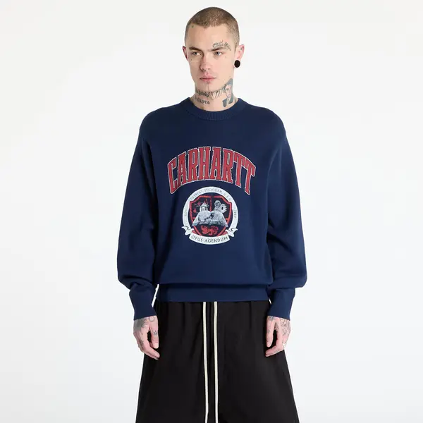 Carhartt WIP Пуловер Carhartt WIP Library College Sweater UNISEX Ink XS