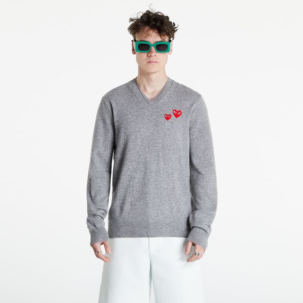 Comme des Garçons PLAY Пуловер Comme des Garçons PLAY Crewneck Sweater UNISEX Grey S