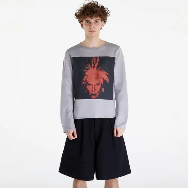 Comme des Garçons SHIRT Пуловер Comme des Garçons SHIRT Sweater Grey/ Red XL
