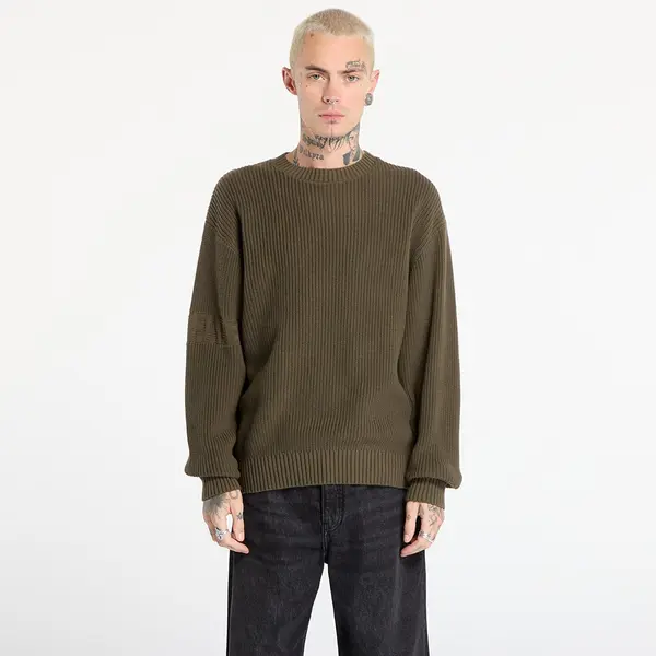 Daily Paper Пуловер Daily Paper Band Knit Sweater UNISEX Rosin Green XL