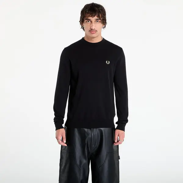FRED PERRY Пуловер FRED PERRY Classic Crew Neck Jumper Black XL
