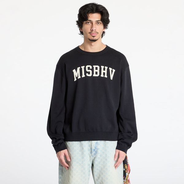 MISBHV Пуловер MISBHV Knitted Varsity Crewneck Sweatshirt UNISEX Black XL