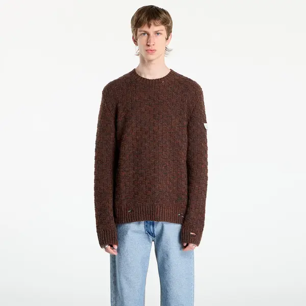 MM6 Пуловер MM6 Maison Margiela Crewneck Dark Grey Melange/ Brown M