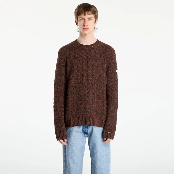 MM6 Пуловер MM6 Maison Margiela Crewneck Dark Grey Melange/ Brown S