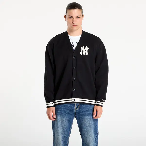 New Era Пуловер New Era MLB Knit Cardigan New York Yankees UNISEX Black XL