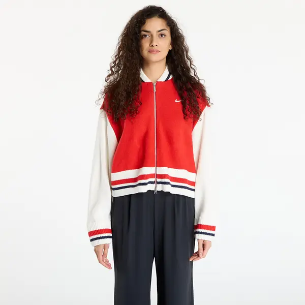 Nike Пуловер Nike Sportswear Women's Cardigan University Red/ Sail/ Midnight Navy/ Sail L