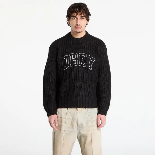 OBEY Clothing Пуловер OBEY Collegiate Sweater Black Multi L