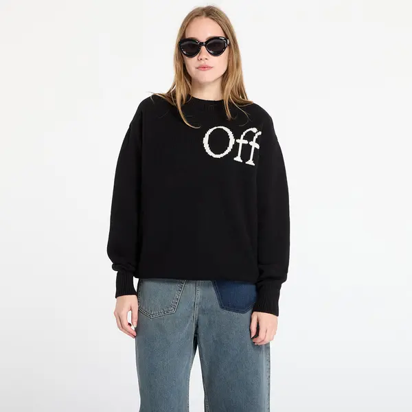 Off-White Пуловер Off-White Bookish Shared Knit Crewneck Black/ White XS