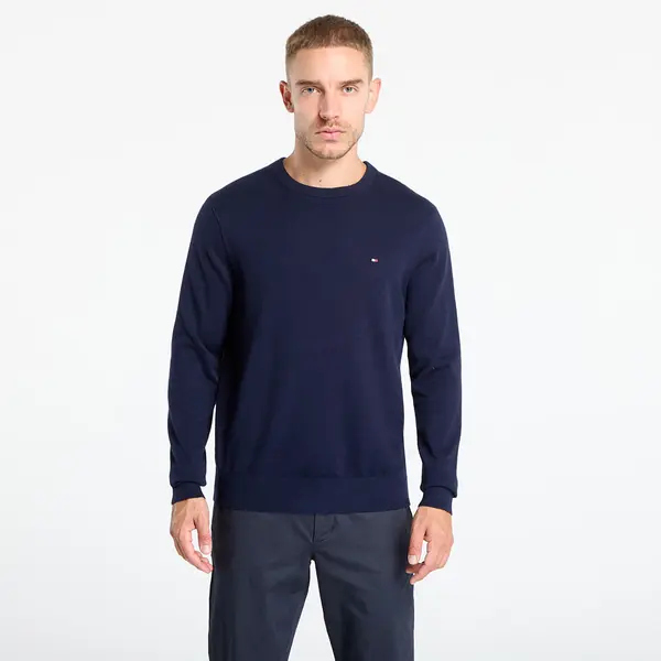 Tommy Hilfiger Пуловер Tommy Hilfiger Pima Org Cotton Cashmere Crew Neck Navy M