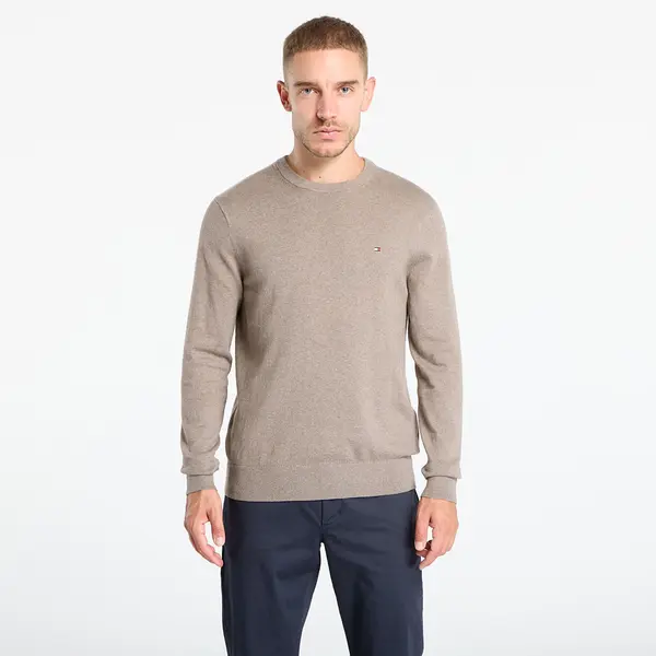 Tommy Hilfiger Пуловер Tommy Hilfiger Pima Org Ctn Cashmere Crew Neck Coastal Taupe Heather L
