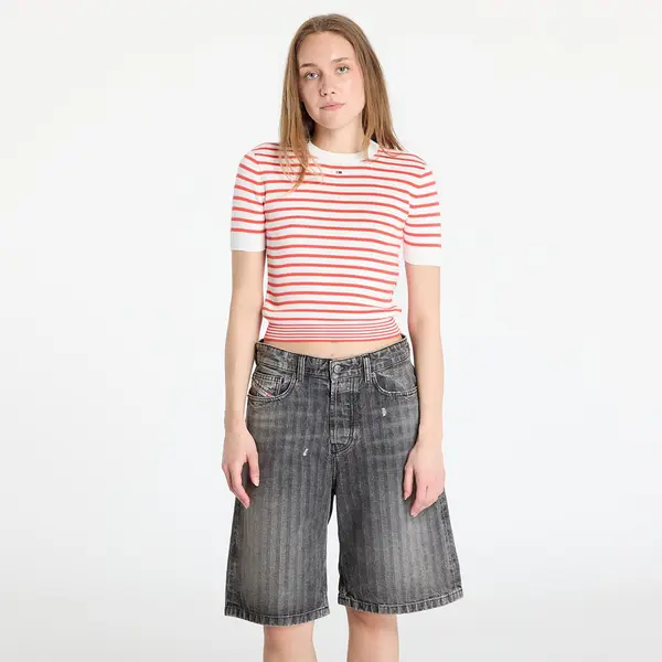Tommy Hilfiger Пуловер Tommy Jeans Essential Shortsleeve Sweater Red M