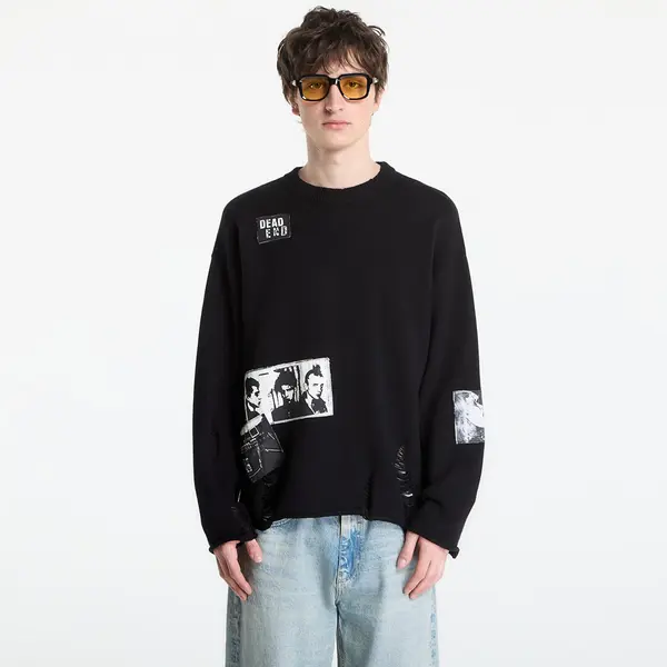Wasted Paris Пуловер Wasted Paris M Taunt Ripped Black XL
