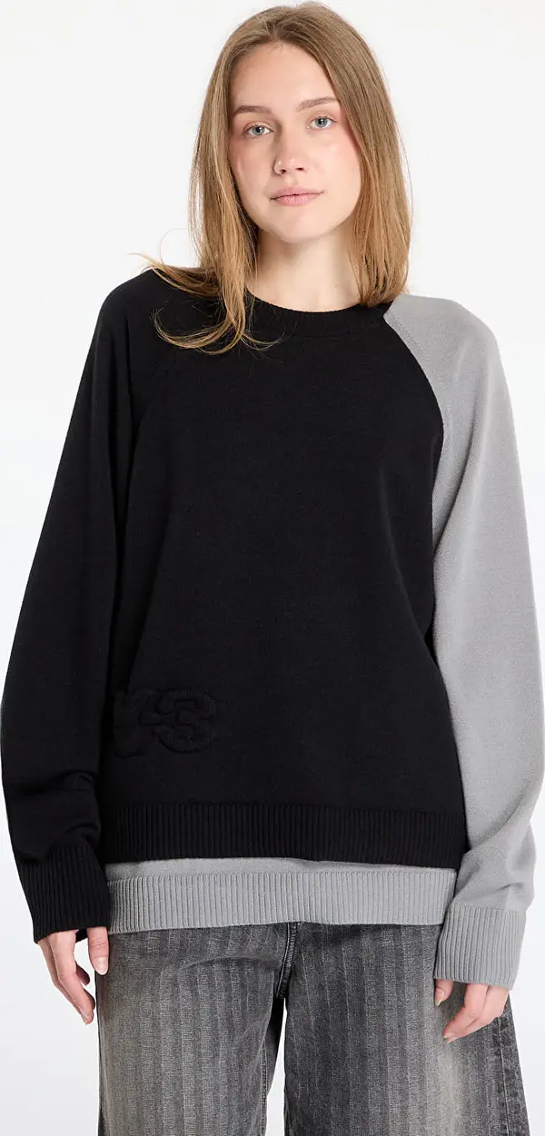 Y-3 Пуловер Y-3 Logo Knit Crew Sweatshirt UNISEX Black M