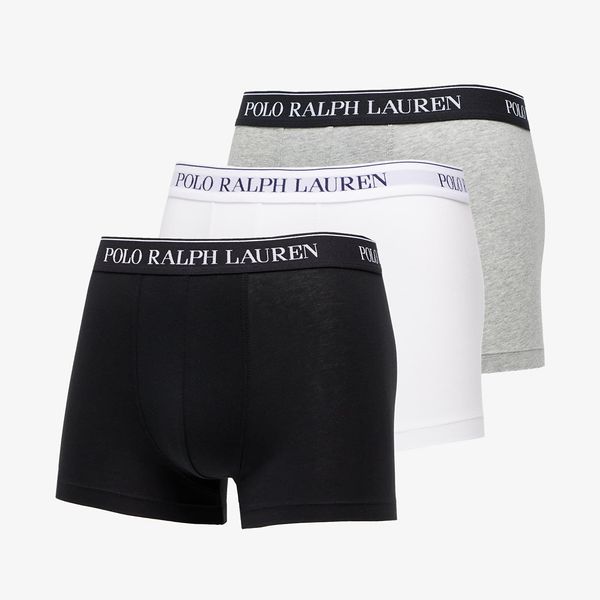 Ralph Lauren Ralph Lauren Stretch Cotton Classic Trunks Grey/ White/ Black XL