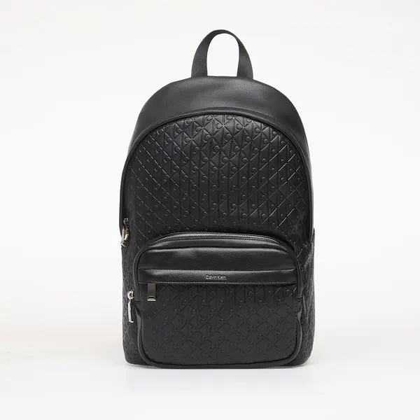 Calvin Klein Раница Calvin Klein Emblem Aop Emboss Round Backpack Black Universal