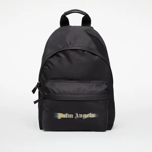 Palm Angels Kids Раница Palm Angels Kids Blurred Logo Big Backpack Black/ Ocher Yellow Universal