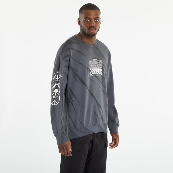 Reebok Reebok Classics Block Party Crew Sweatshirt Pure Grey