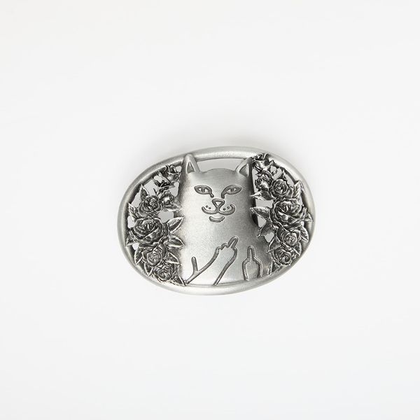 RIPNDIP RIPNDIP Lord Nermal Belt Buckle Silver Universal