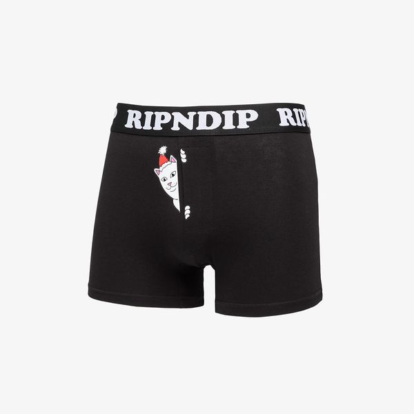 RIPNDIP RIPNDIP Peeking Santa Nerm Boxers 1-Pack Black XS