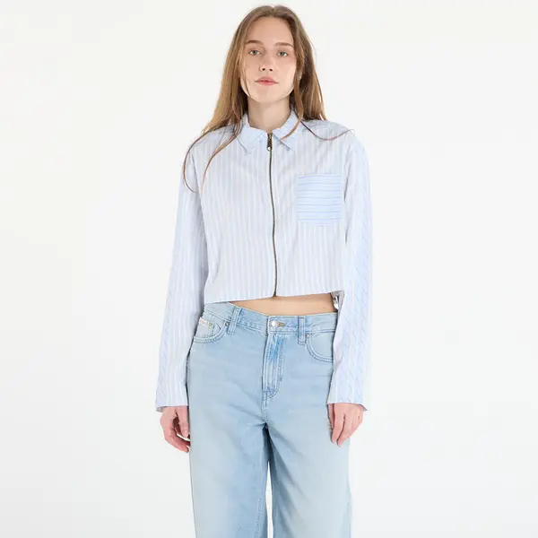 adidas Originals Риза adidas Poplin Shirt Crystal Sky/ Ambient Sky L