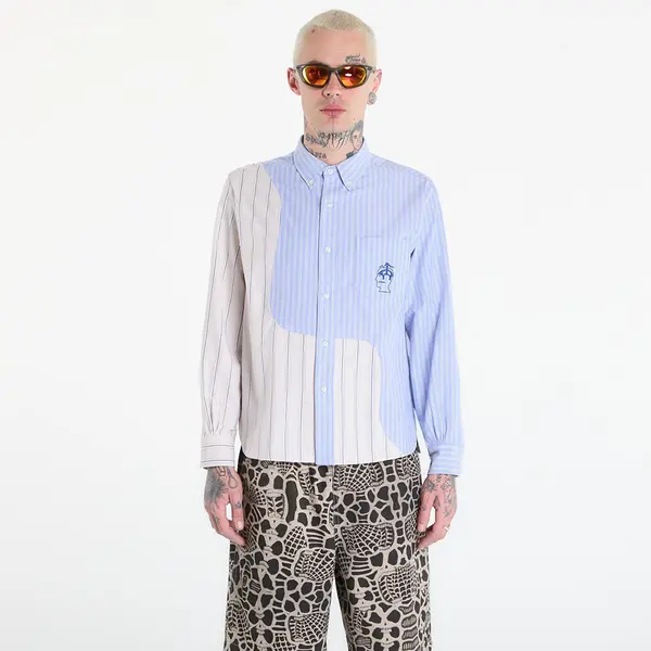 Brain Dead Риза Brain Dead BBC Organic Panel Oxford Button Up Lb L