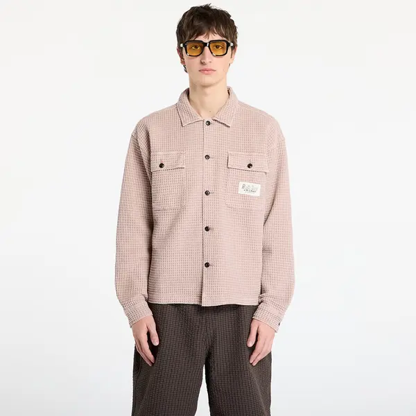 Brain Dead Риза Brain Dead Waffle Button Front Shirt Sand S