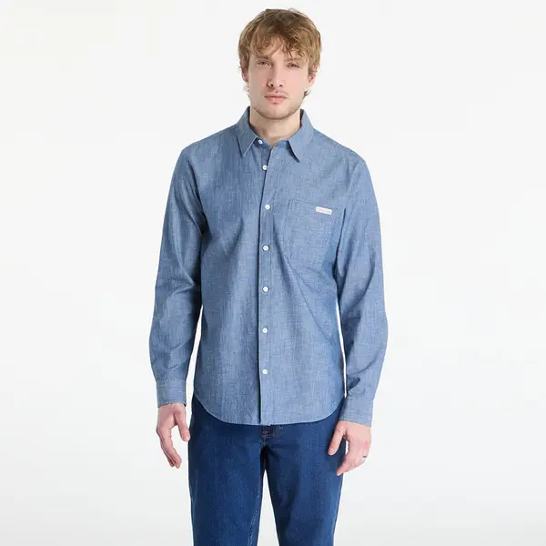 Calvin Klein Риза Calvin Klein Jeans Ls Chambray Classic Shirt Blue Descent XL