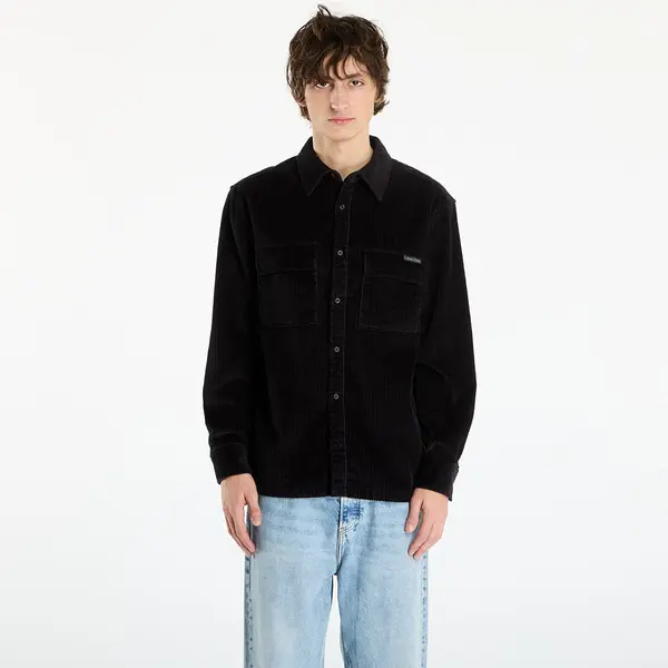 Calvin Klein Риза Calvin Klein Jeans Ls Corduroy Pocket Shirt Black XL