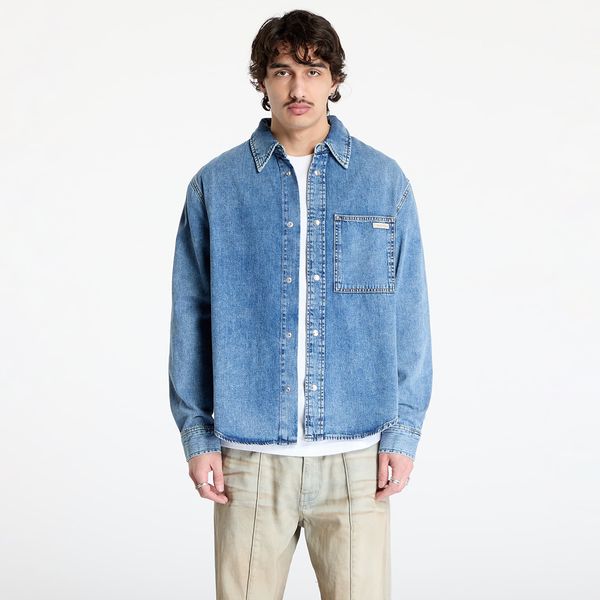 Calvin Klein Риза Calvin Klein Jeans Regular Denim Shirt Denim Light S
