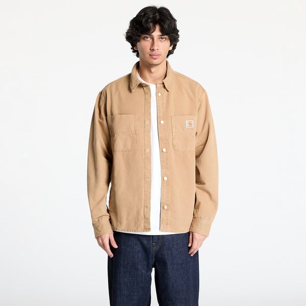 Carhartt WIP Риза Carhartt WIP Conro Shirt Jac UNISEX Peanut Stone Dyed XS
