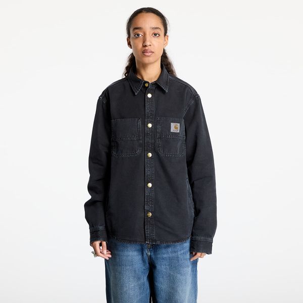 Carhartt WIP Риза Carhartt WIP Conro Shirt Jacket UNISEX Black Stone Dyed XS