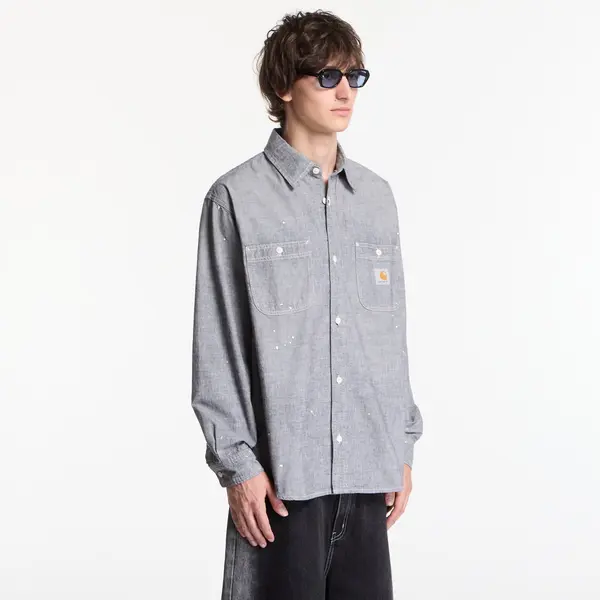 Carhartt WIP Риза Carhartt WIP L/S Painter Shirt Black Worn Used, Splatter M