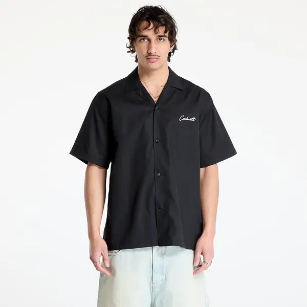 Carhartt WIP Риза Carhartt WIP S/S Delray Shirt UNISEX Black/ White S