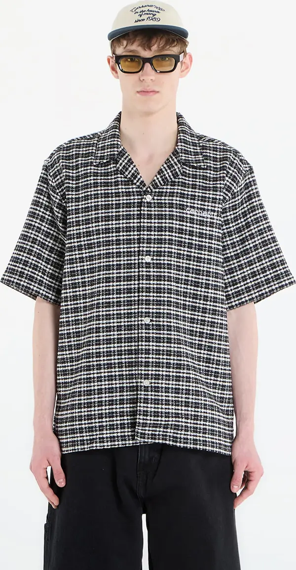 Carhartt WIP Риза Carhartt WIP S/S Kander Shirt UNISEX Kander Check/ Black XS