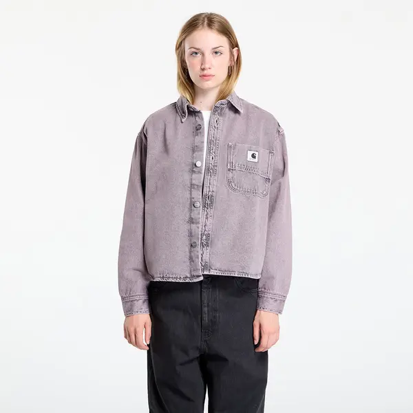 Carhartt WIP Риза Carhartt WIP W' Georgia Shirt Jacket Black/ Hortensia Garment Dyed S