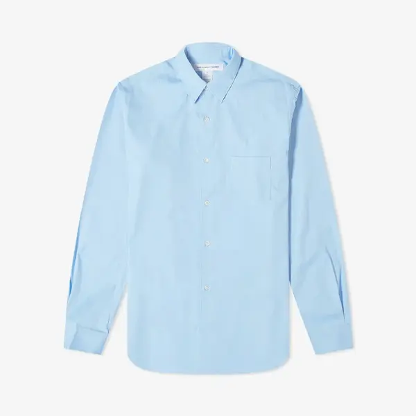 Comme des Garçons SHIRT Риза Comme des Garçons SHIRT Forever Kids Shirt Woven Blue 10Y