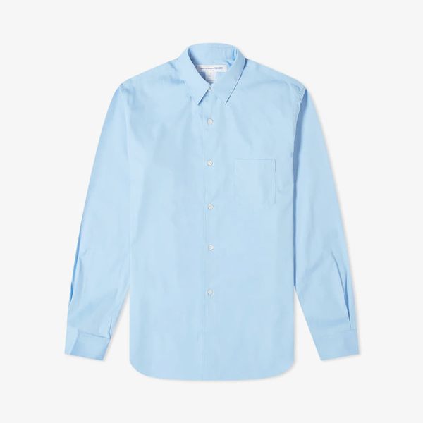 Comme des Garçons SHIRT Риза Comme des Garçons SHIRT Forever Kids Shirt Woven Blue 8Y