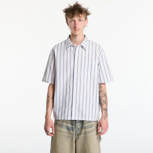 Daily Paper Риза Daily Paper Dp Blocked Ss Shirt Blue Wing Teal L
