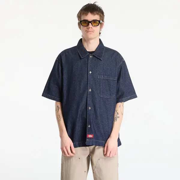 Dickies Риза Dickies Denim Shirt Ss Rinsed S