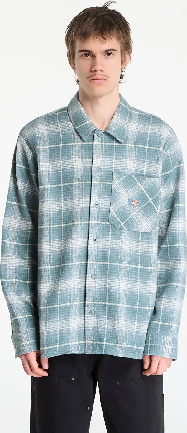Dickies Риза Dickies Forest Check Shirt Stormy Sea XL
