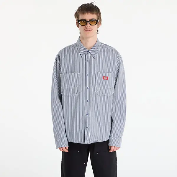 Dickies Риза Dickies Hickory Work Shirt Ls Retro Indigo XL