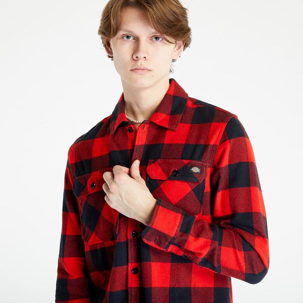 Dickies Риза Dickies New Sacramento Shirt UNISEX Red S